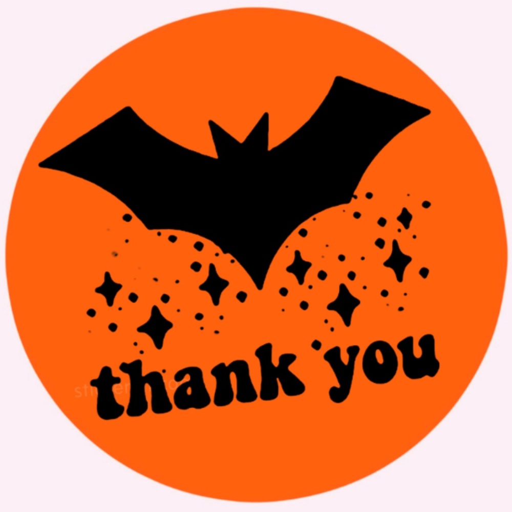 Spooky Small Business Thank You Stickers, Packaging Stickers, Thank You Stickers - Picture 10 of 13